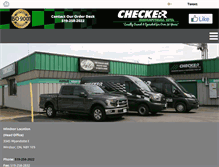 Tablet Screenshot of checkerindustrial.com